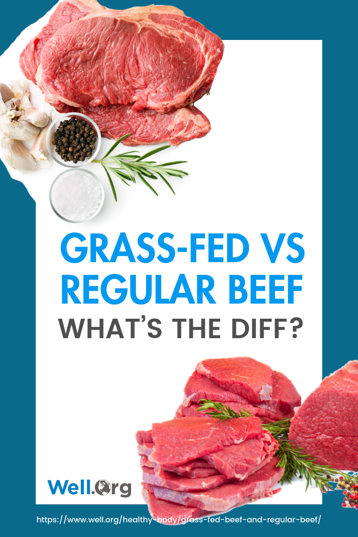 Grass-Fed vs Regular Beef - What's the Diff? https://well.org/healthy-body/grass-fed-beef-and-regular-beef/