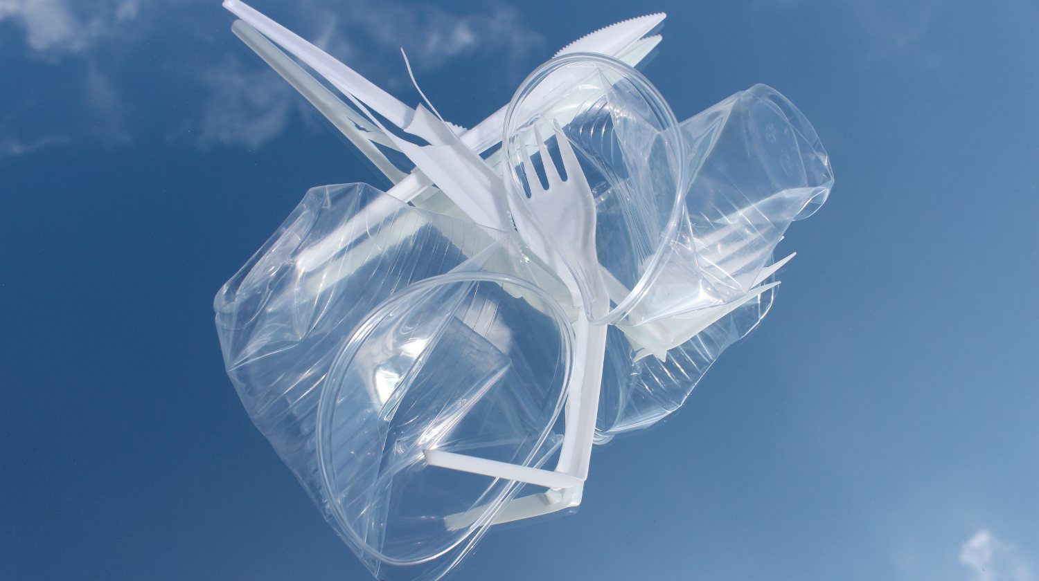 7 Reasons To Ditch Plastic Utensils For Good   Broken Used Plastic Disposable Utensils 