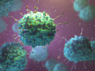 A group of viruses together as seen under a microscope; post-viral syndrome concept