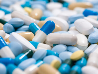 photo of various antibiotics (pills and capsules) in a pile